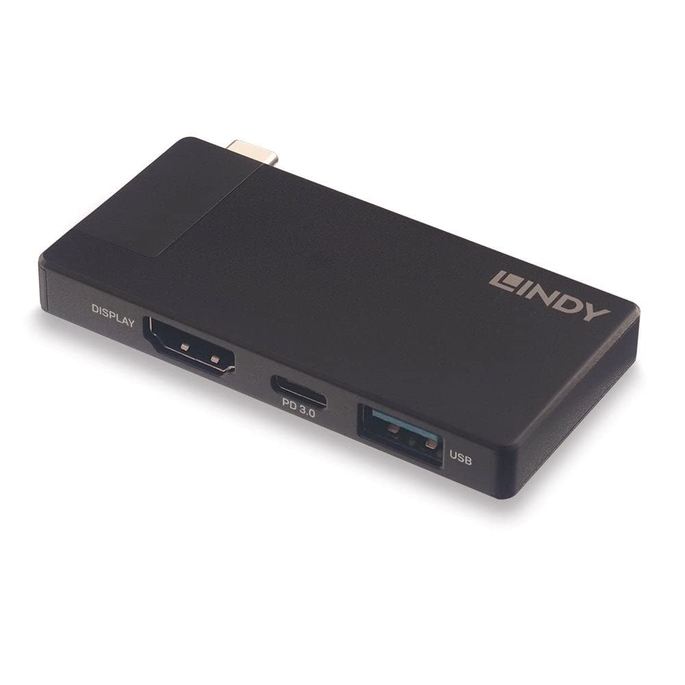 lindy-dst-micro-micro-docking-station-usb-c-4k-60hz-con-pd-100w-hdmi-usb-a image 1