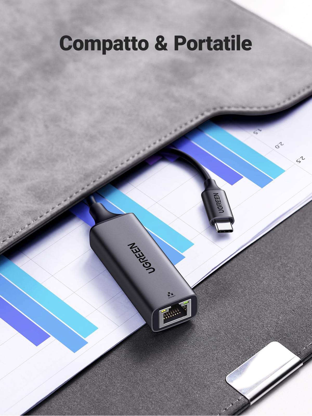 ugreen-adattatore-ethernet-usb-c-1000mbps-a-rj45-in-alluminio image 6