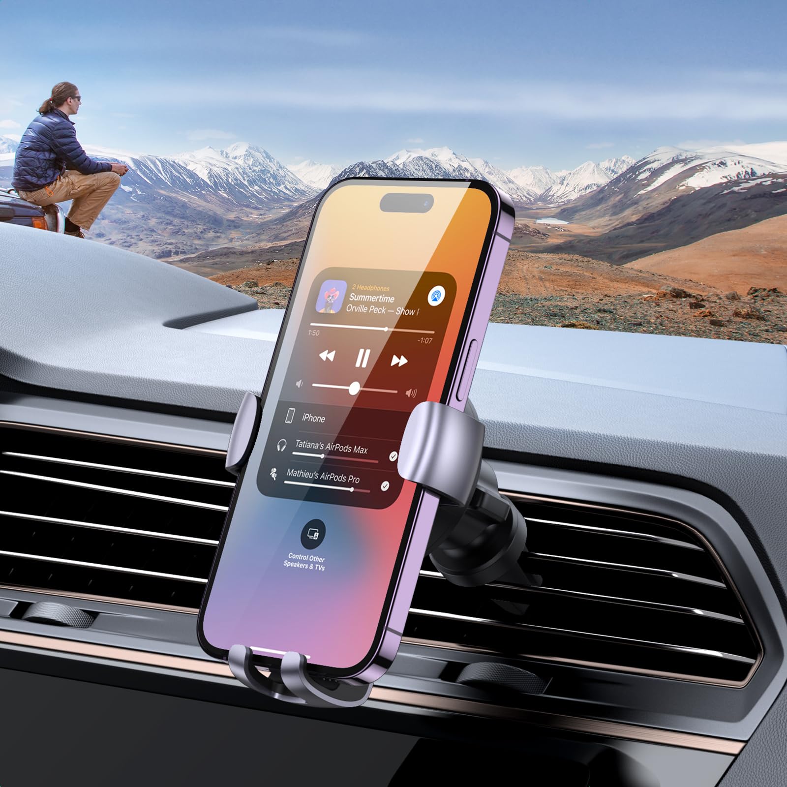 ugreen-supporto-telefono-auto-a-gravit-bocchetta-aria-nero image 7