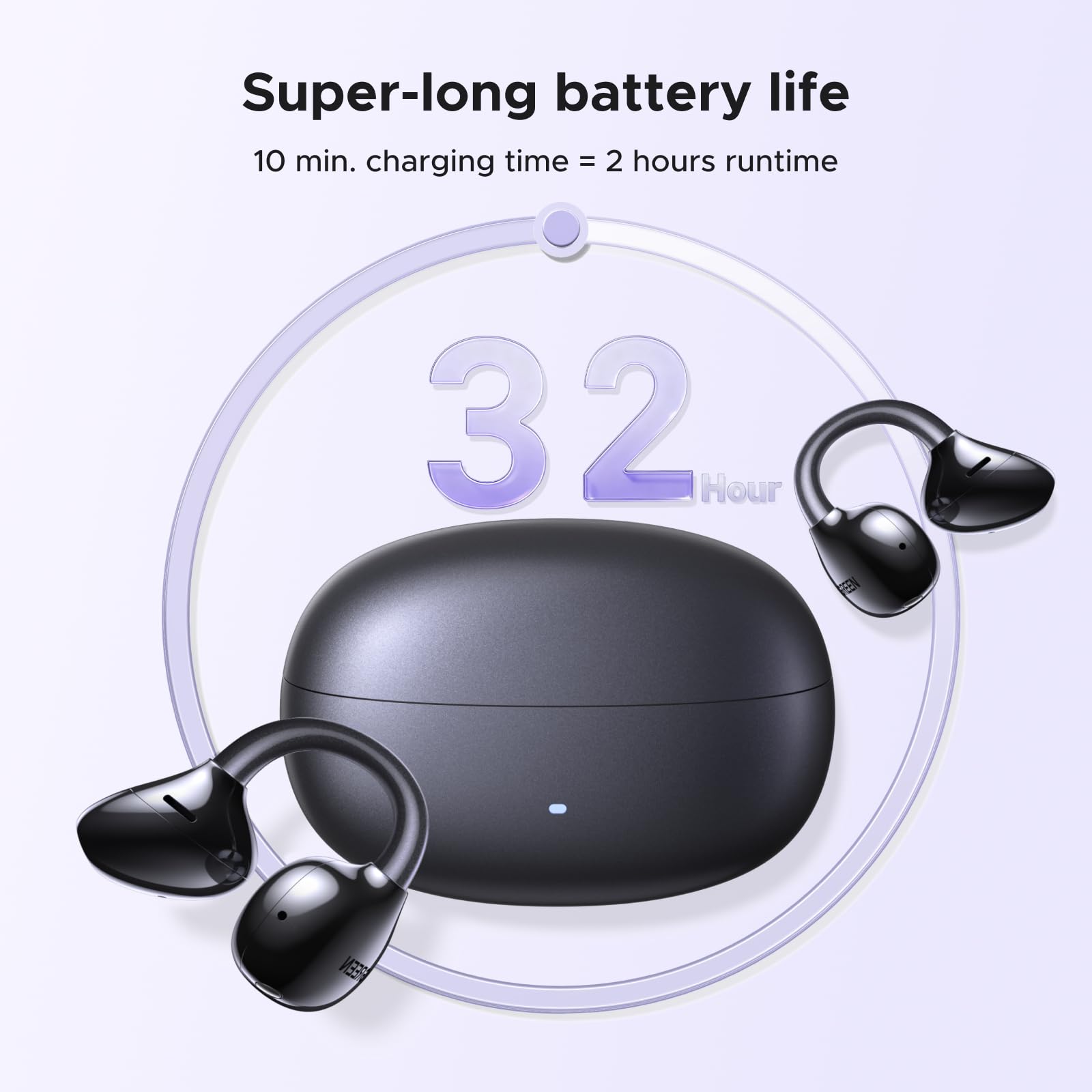 ugreen-clipbuds-pro-auricolari-bluetooth-sport-con-anc-adattiva-ibrida-e-bluetoo image 6