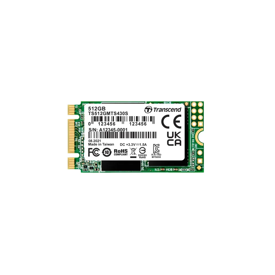 transcend-mts430s-ssd-m-2-2242-sata-iii-da-512-gb-con-dram-cache image 1