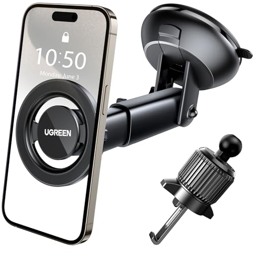 ugreen-supporto-telefono-auto-2-in-1-magnetico-magsafe-per-cruscotto-e-bocchetta image 8