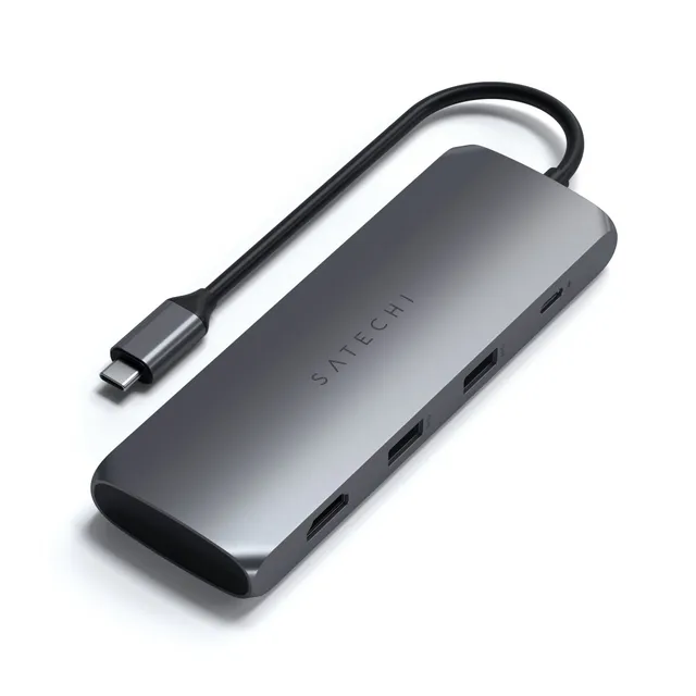 satechi-usb-c-hybrid-multiport-adapter-con-vano-ssd image 1
