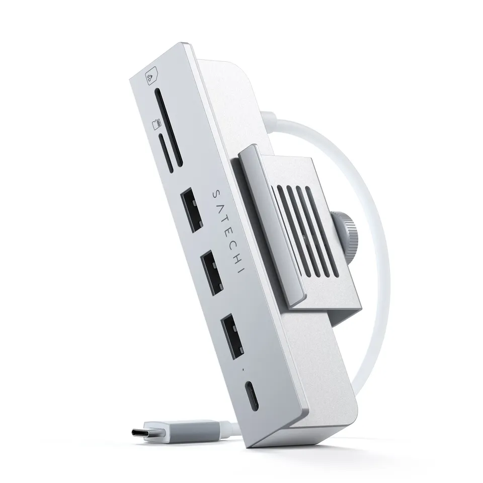 satechi-usb-c-clamp-hub-per-imac-24-pollici-m1-m3-m4 image 1