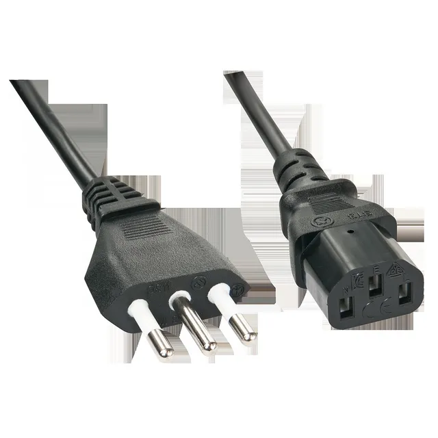 lindy-cavo-alimentazione-iec-c13-spina-italiana-2m image 1