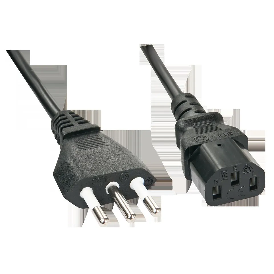 lindy-cavo-alimentazione-iec-c13-spina-italiana-2m image 1