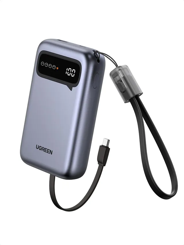 ugreen-zapix-22-5w-power-bank-20000mah-usb-c-con-2-cavi image 1