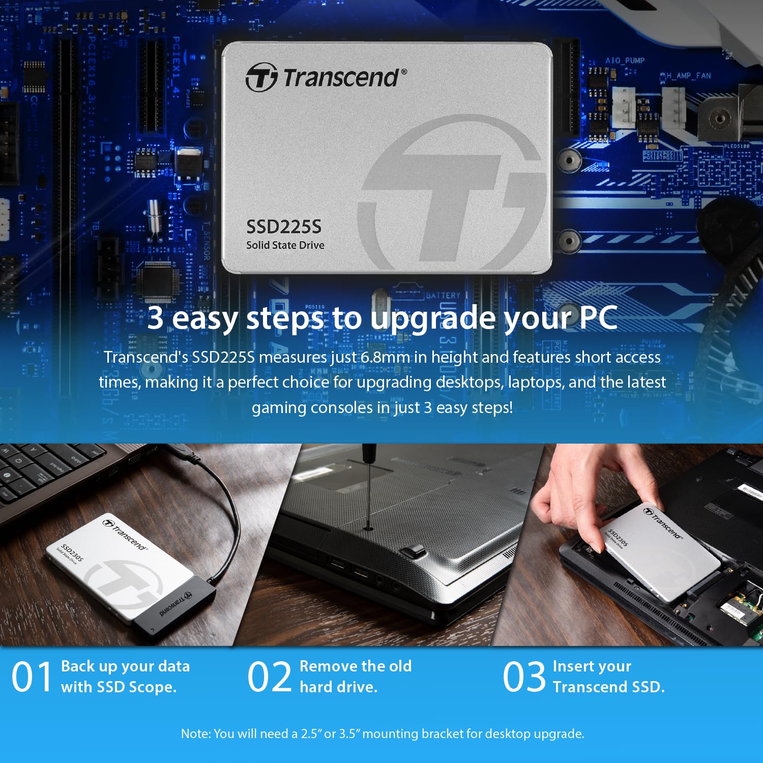 transcend-ssd225s-ssd-interno-500gb-sata-iii-2-5 image 7