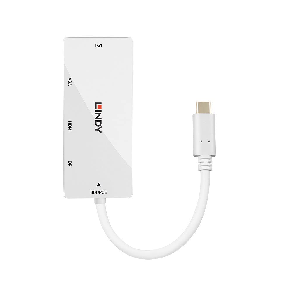 lindy-pro-series-convertitore-usb-c-a-multi-av-hdmi-displayport-dvi-vga image 2