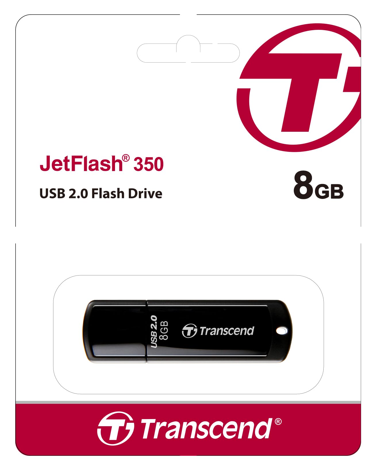 transcend-jetflash-350-chiavetta-usb-8gb-portatile image 2