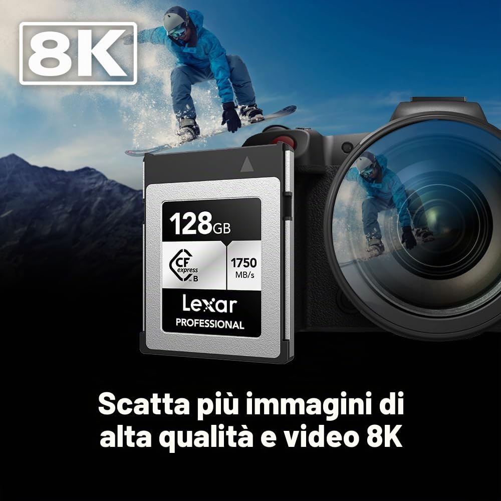 lexar-professional-silver-serie-cfexpress-tipo-b-128gb-1000mb-s-per-video-4k image 4