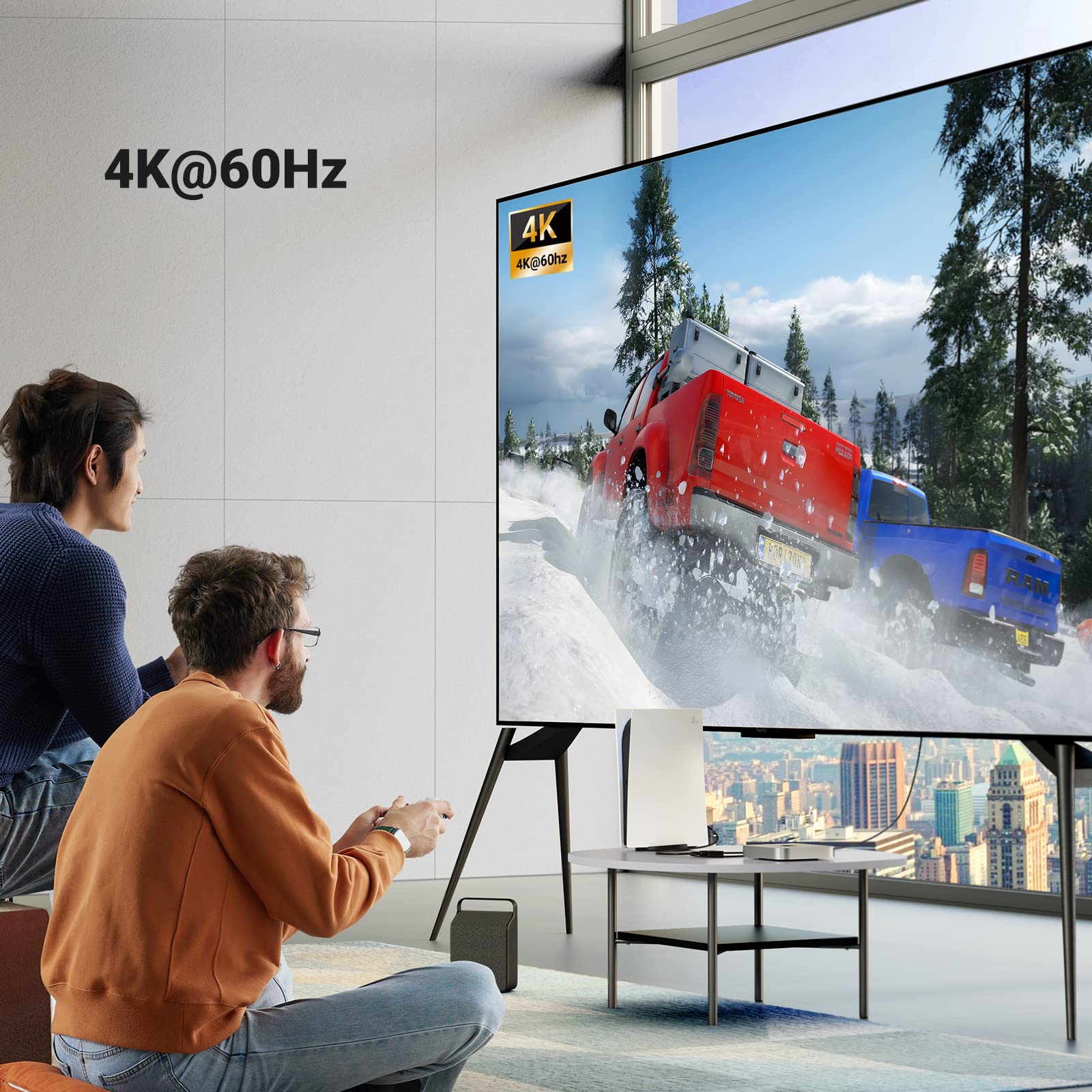 ugreen-switch-hdmi-4k-60hz-bidirezionale-2-in-1-out-1-in-2-out-con-cavo-1m image 4