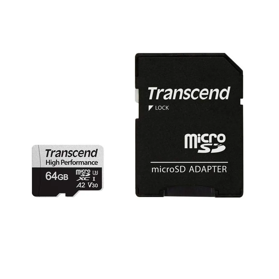 transcend-330s-scheda-microsdxc-64-gb-uhs-i-a2-u3-v30 image 1