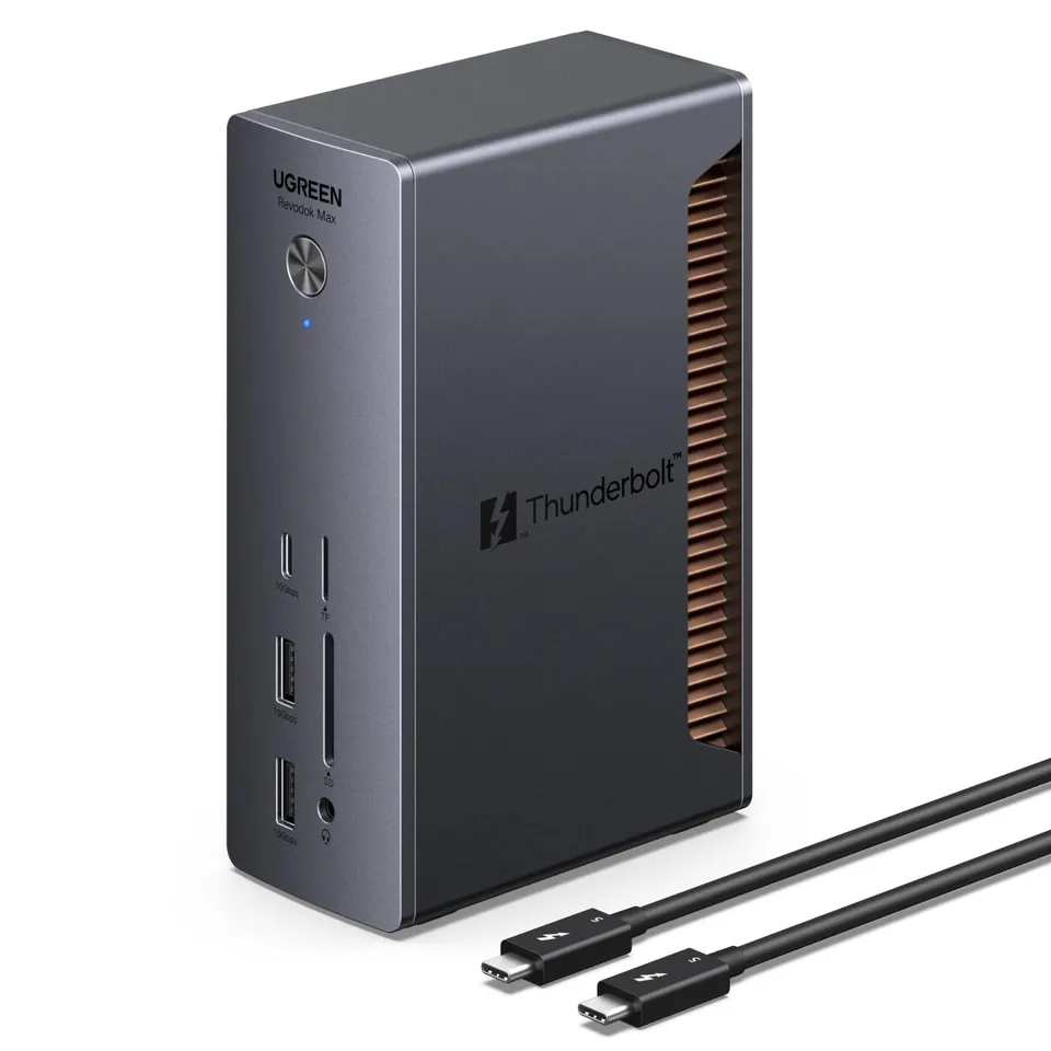 ugreen-revodok-max-docking-station-thunderbolt-5-13-in-1-140w-triplo-4k image 1