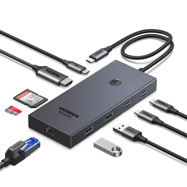 ugreen-revodok-pro-1091-hub-usb-c-9-in-1-ethernet-gigabit-hdmi-4k-60hz image 1