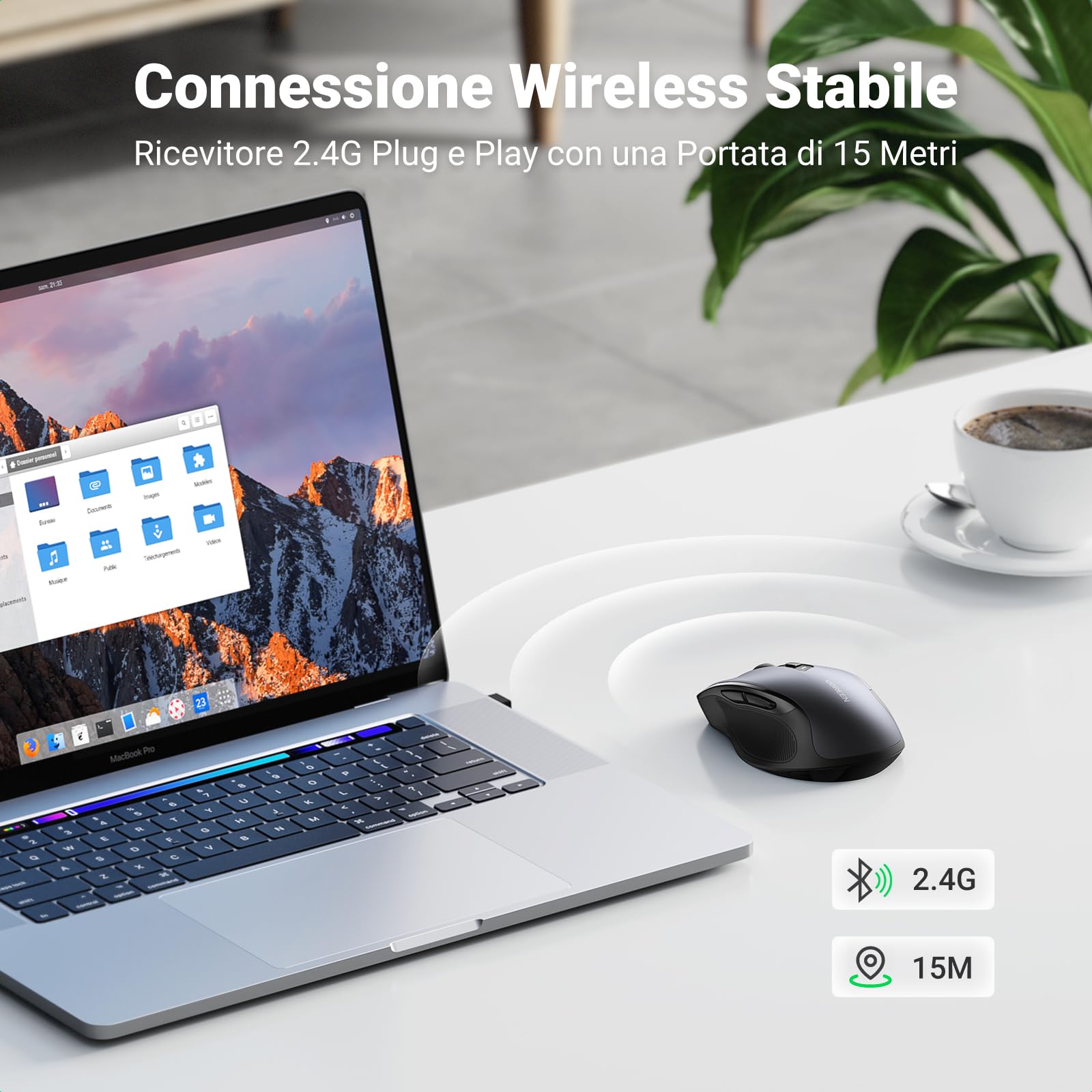 ugreen-mouse-wireless-2-4ghz-ergonomico-silenzioso-4000-dpi-nero image 5