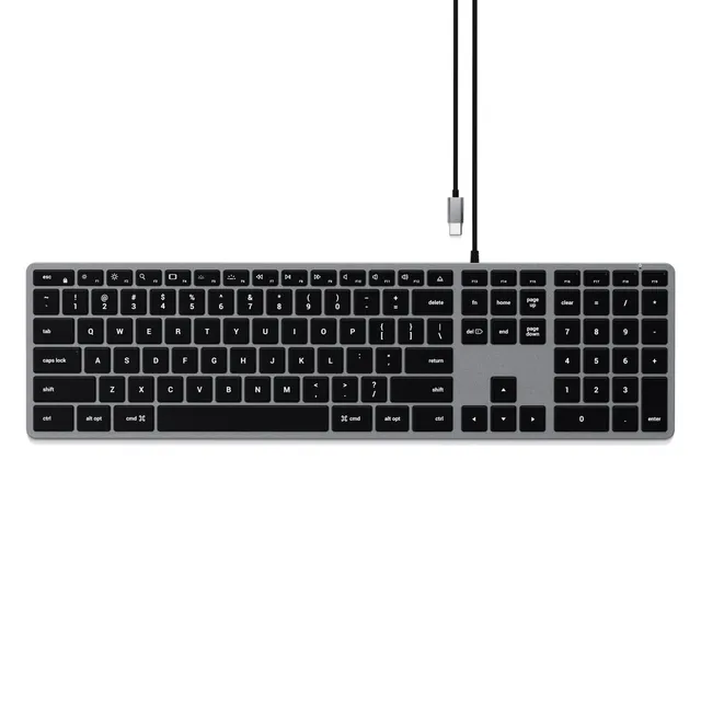 satechi-slim-w3-tastiera-cablata-retroilluminata-usb-c-per-mac image 1