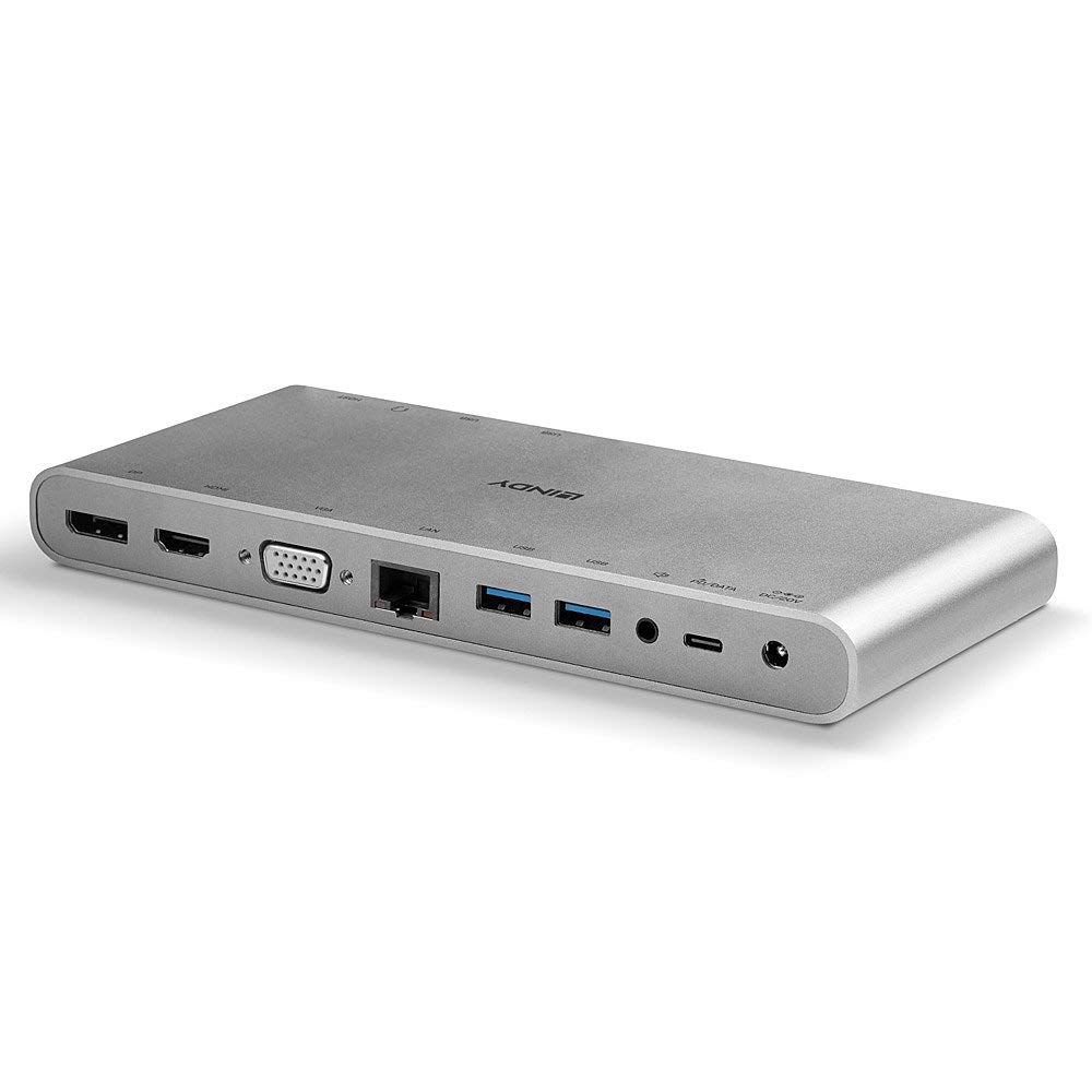 lindy-43226-docking-station-usb-3-1-tipo-c-notebook-con-hdmi-displayport-e-vga image 4