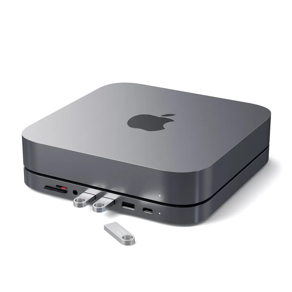 satechi-type-c-aluminum-stand-hub-per-mac-mini image 1