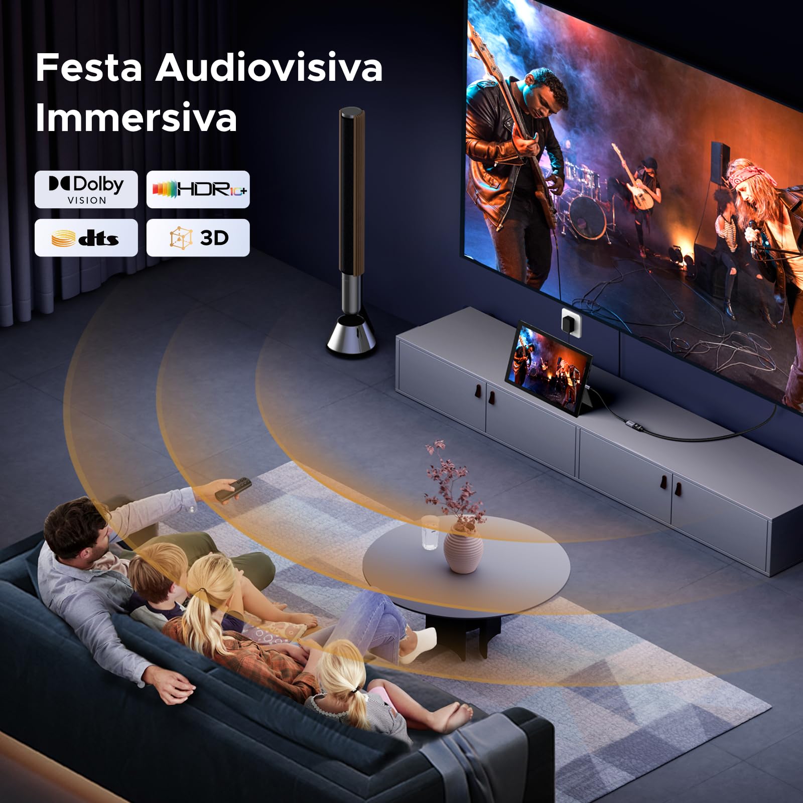 ugreen-adattatore-micro-hdmi-a-hdmi-2-1-8k-60hz-25cm-bidirezionale image 3