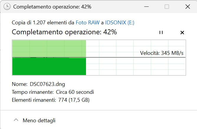 Veloce ma tiepidino