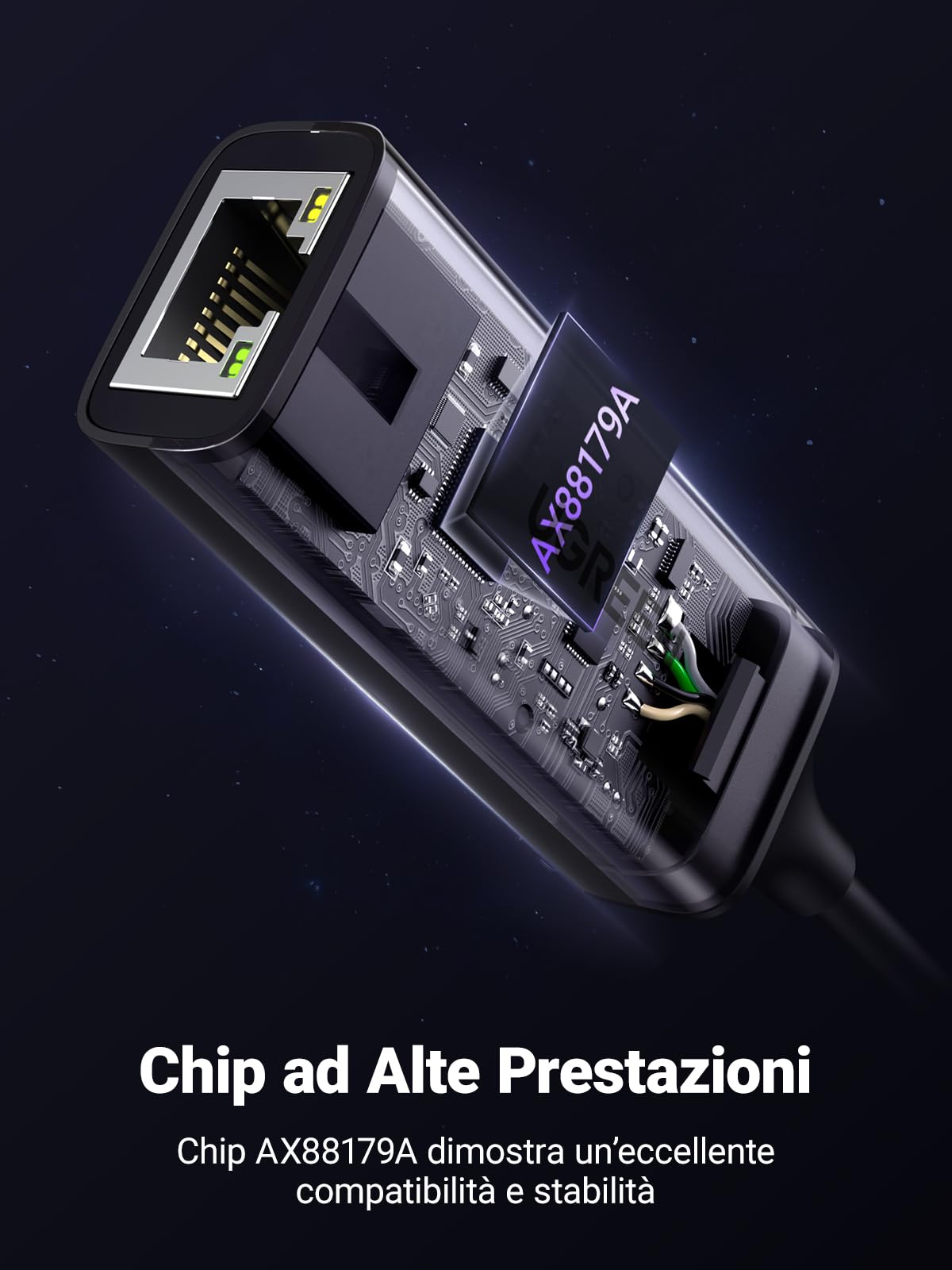 ugreen-adattatore-ethernet-usb-c-1000mbps-a-rj45-in-alluminio image 5