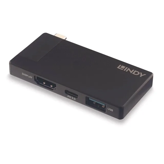 lindy-dst-micro-micro-docking-station-usb-c-4k-60hz-con-pd-100w-hdmi-usb-a image 1
