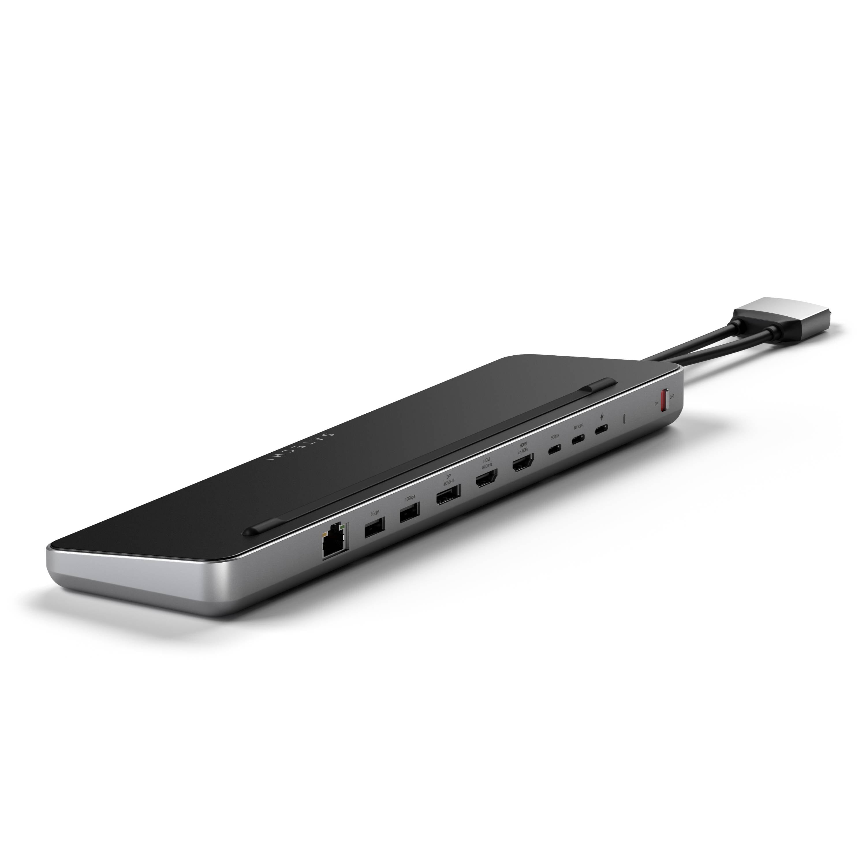 satechi-dual-dock-stand-docking-station-con-enclosure-ssd-nvme image 1