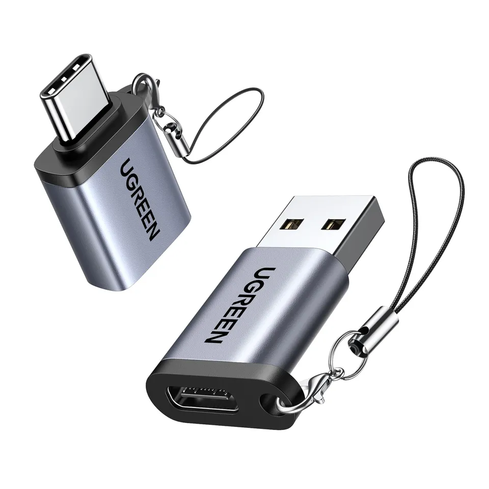 ugreen-adattatore-usb-c-a-usb-3-0-otg-5gbps-2-pack-per-iphone-galaxy-macbook-ipa image 1