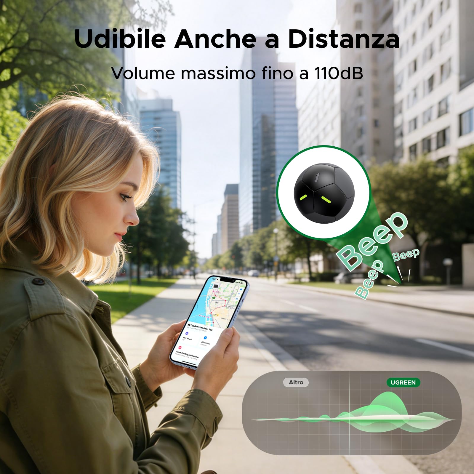 ugreen-finetrack-2-smart-finder-design-calcio-supporto-ios-nero image 4
