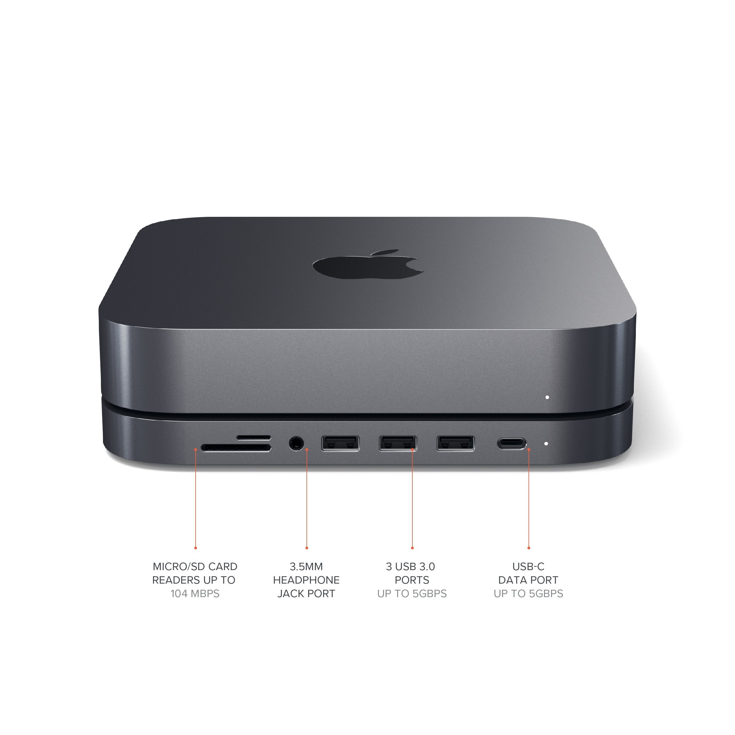 satechi-type-c-aluminum-stand-hub-per-mac-mini image 3