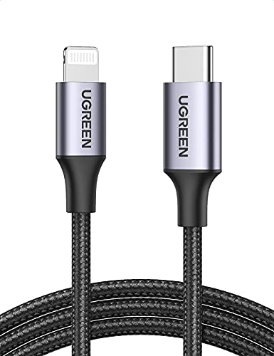 ugreen-cavo-usb-c-a-lightning-mfi-1m-ricarica-rapida-pd-18w-in-nylon image 8