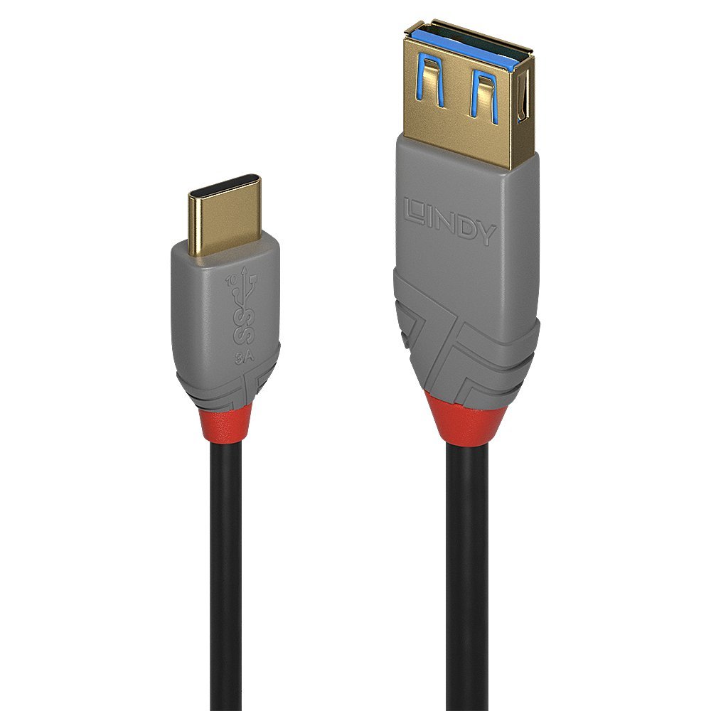 lindy-cavo-anthra-line-usb-c-a-usb-a-0-15-m image 1