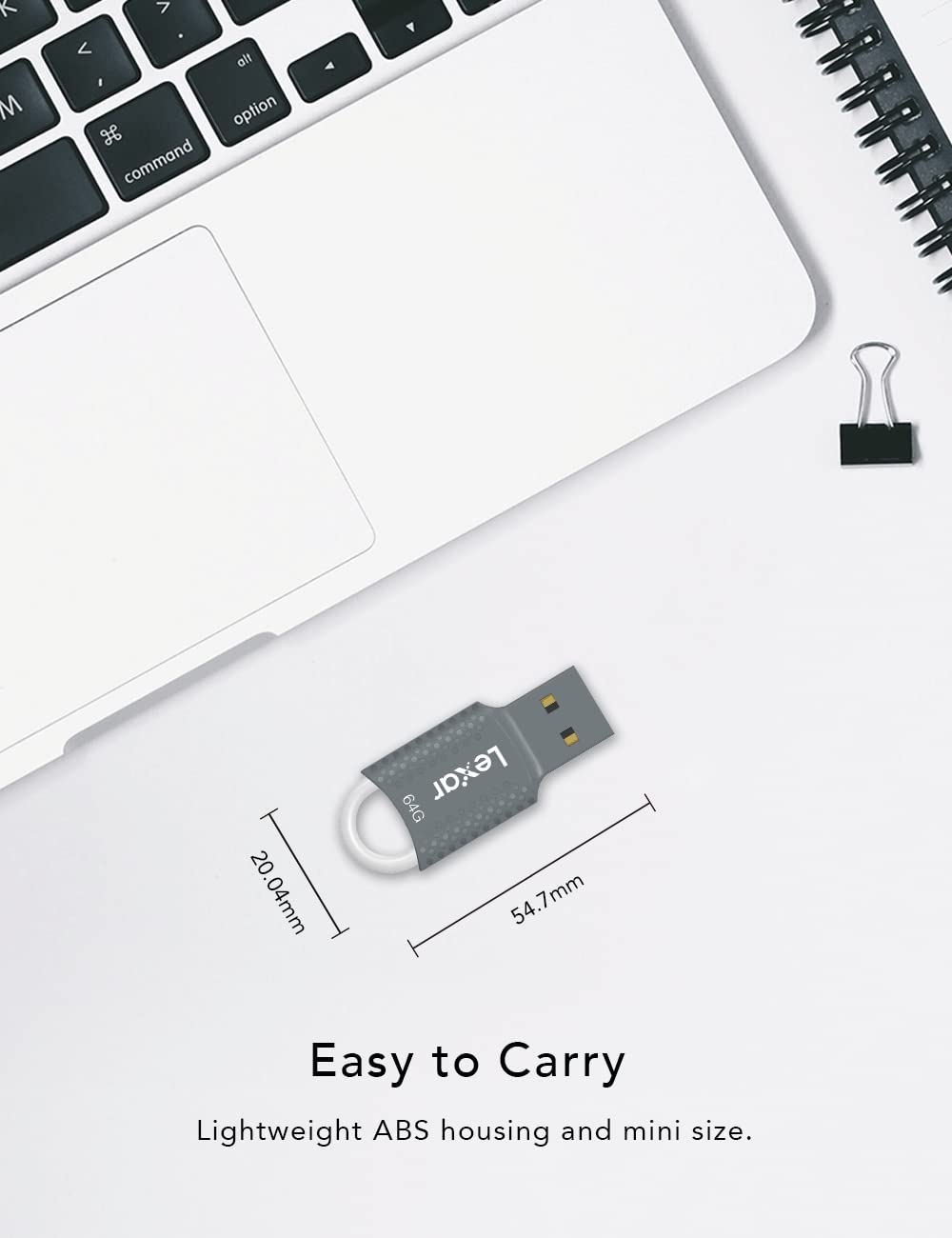 lexar-jumpdrive-ljdv40-chiavetta-usb-2-0-64gb-con-anello-portachiavi image 3