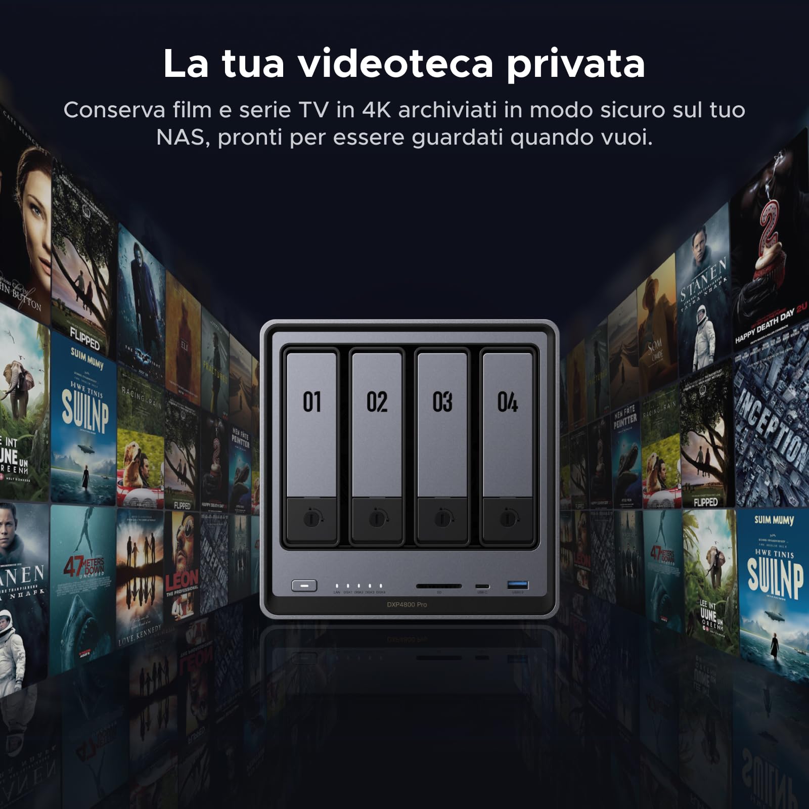 ugreen-nasync-dxp4800-pro-nas-4-vani-intel-core-i3-1315u-10gbe-senza-hdd image 4