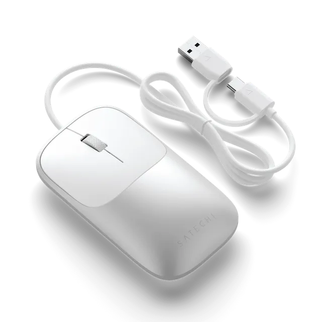 satechi-slim-lx-wired-mouse-usb-c-in-alluminio image 1