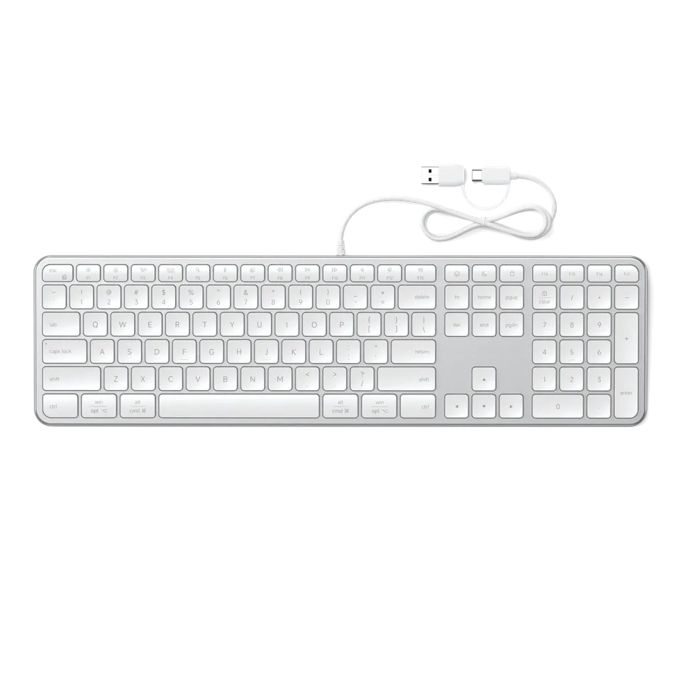 satechi-slim-lx3-tastiera-cablata-full-size-usb-c image 1