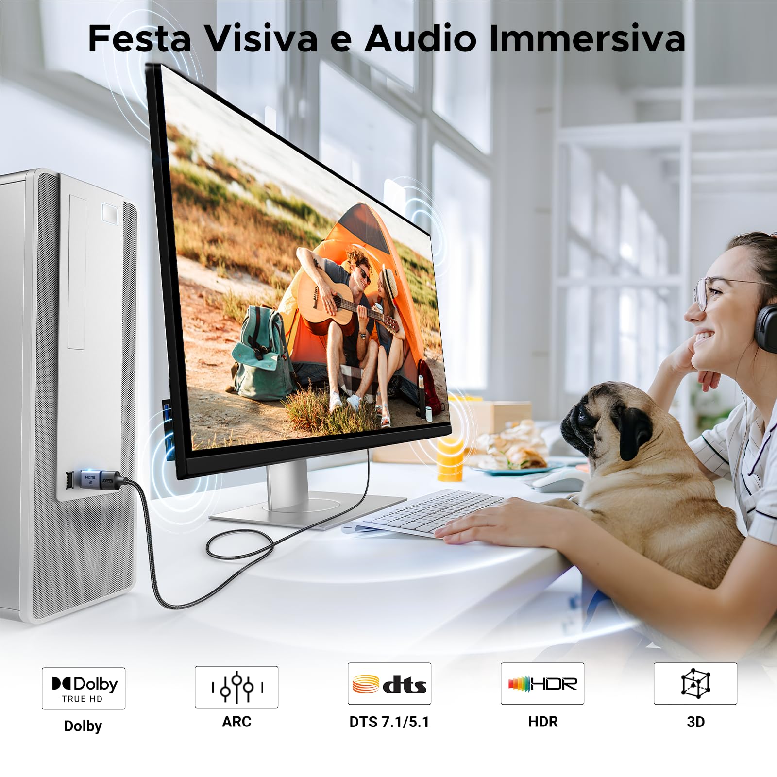 ugreen-adattatore-displayport-a-hdmi-4k-30hz-confezione-da-2-pezzi image 5