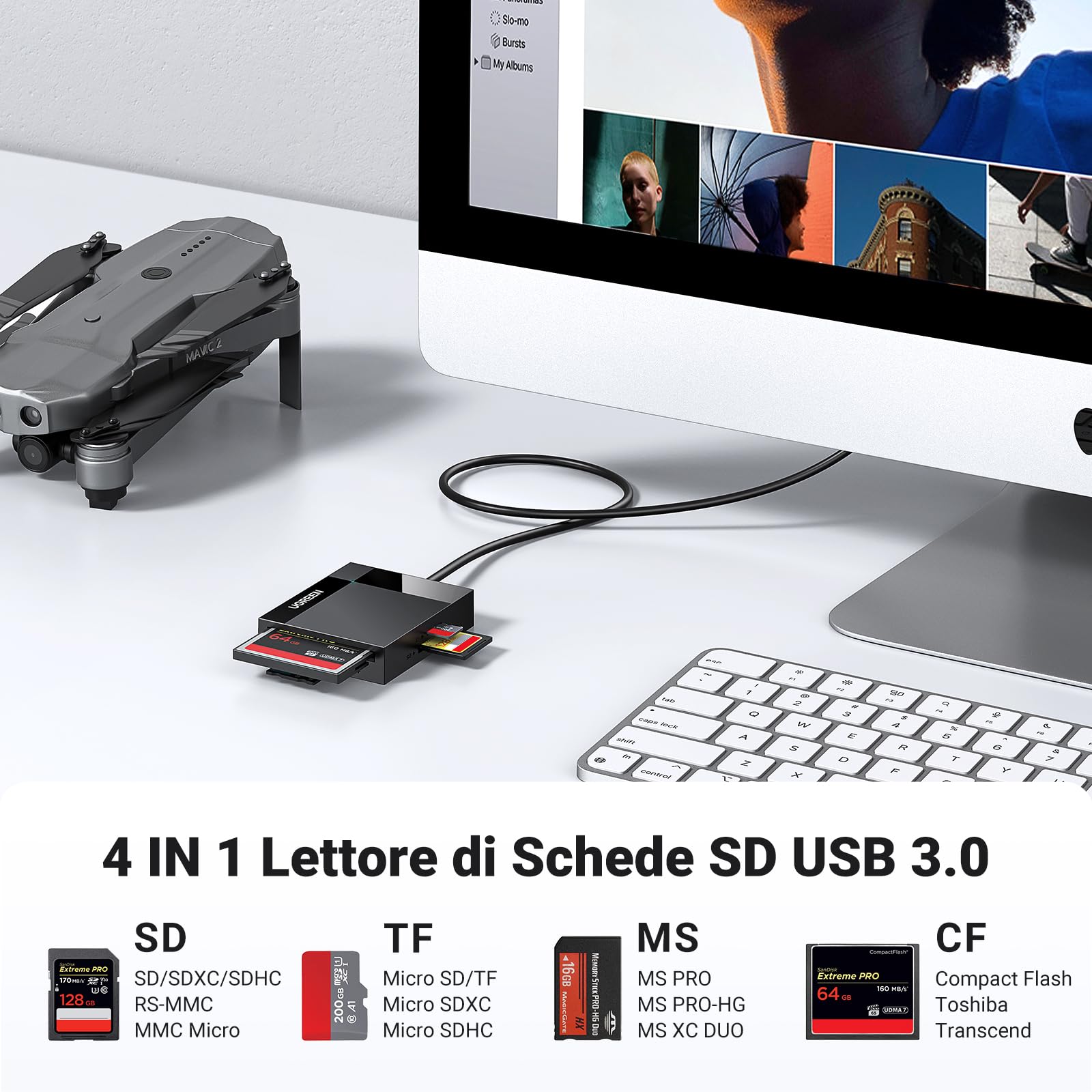 ugreen-lettore-schede-usb-3-0-4-in-1-sd-tf-cf-ms image 3