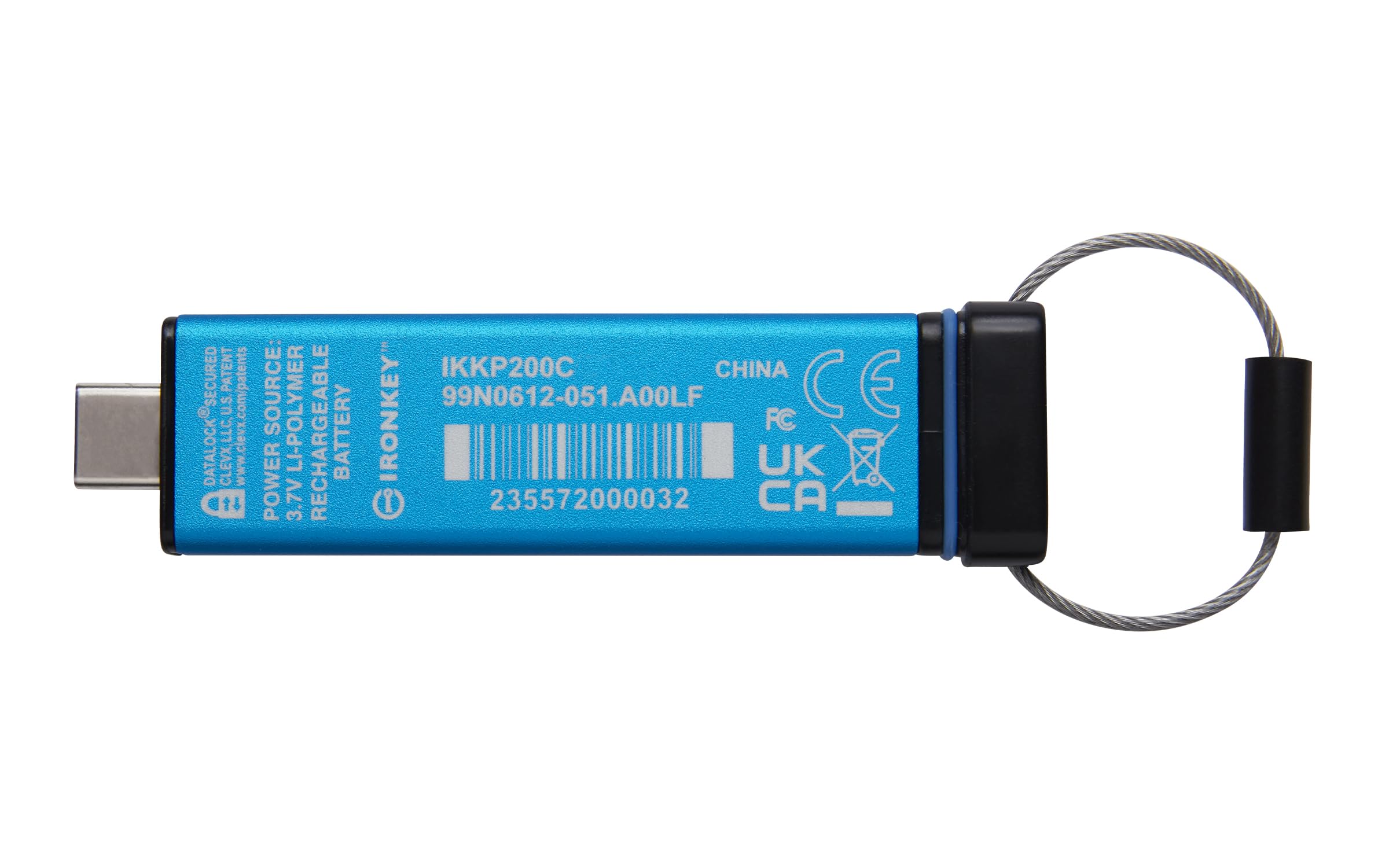 kingston-ironkey-keypad-200c-64gb-usb-c-drive-flash-crittografata-xts-aes-256-bi image 3