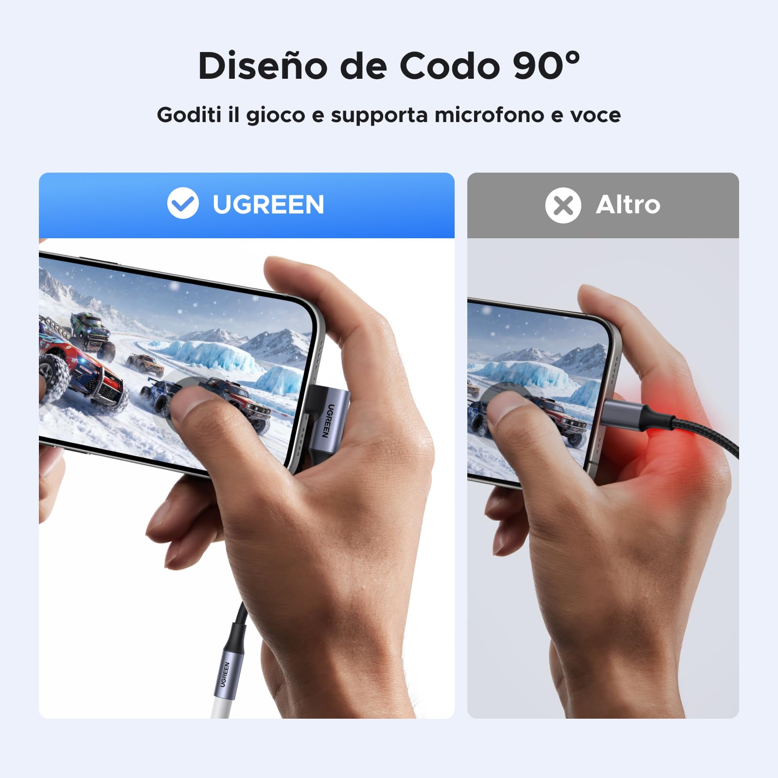 ugreen-adattatore-usb-c-a-jack-audio-3-5mm-90-gradi-con-dac-hi-fi image 4