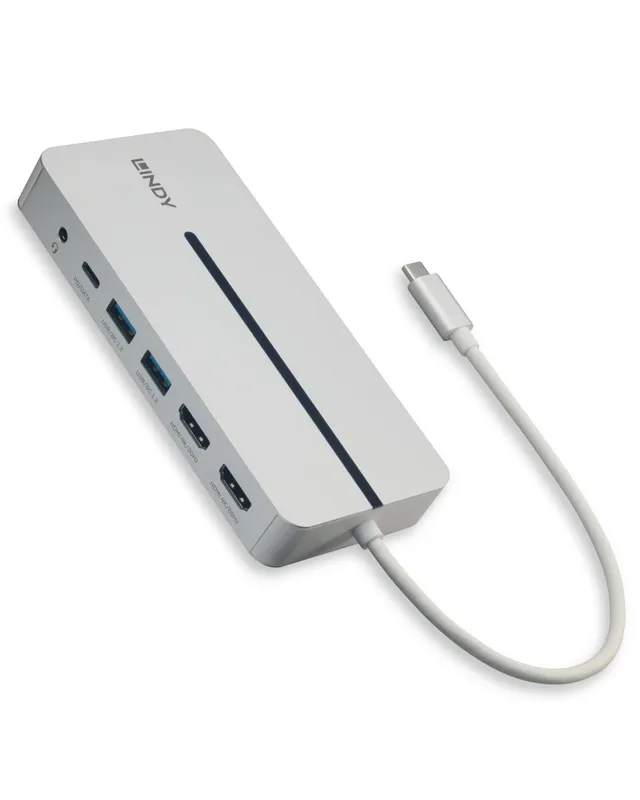 lindy-dst-mx-duo-mini-docking-station-usb-c-2x-hdmi-4k-pd-100w image 1