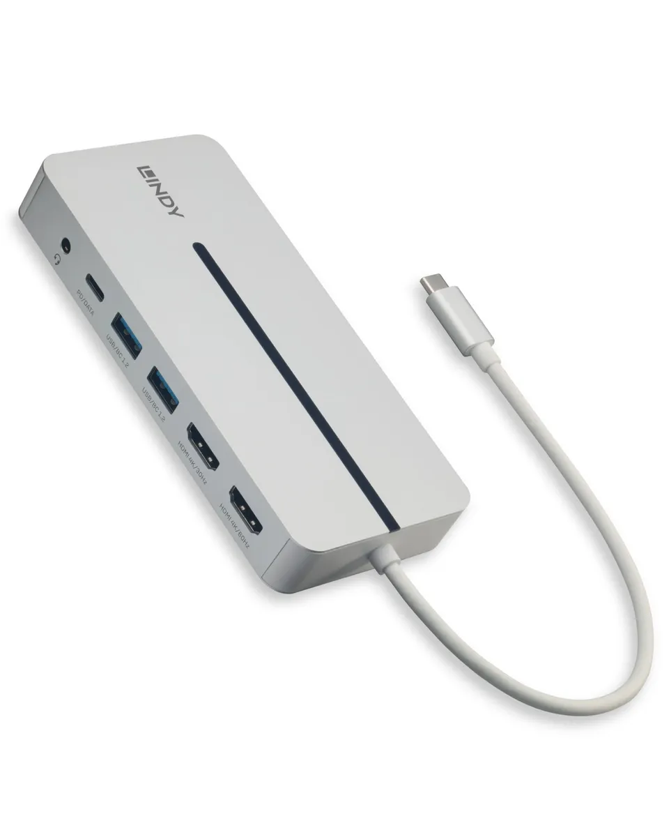 lindy-dst-mx-duo-mini-docking-station-usb-c-2x-hdmi-4k-pd-100w image 1