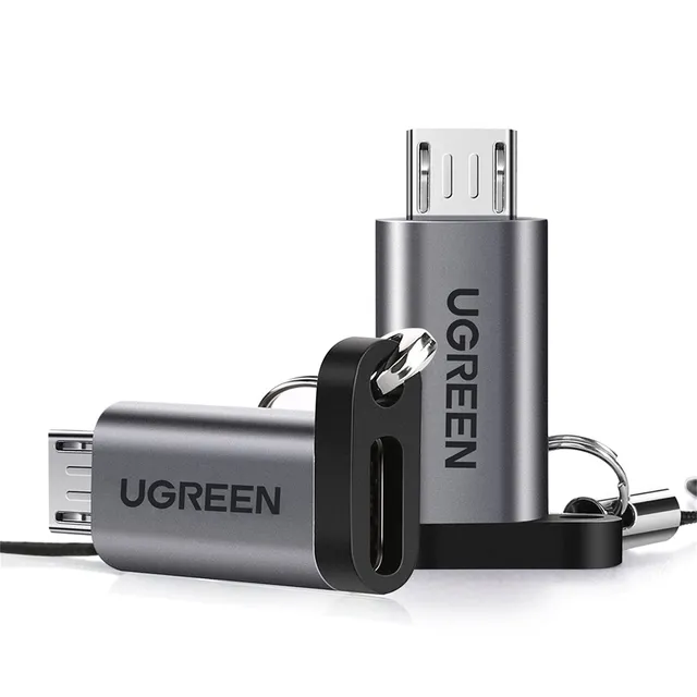 ugreen-adattatore-micro-usb-a-usb-c-2-pezzi-ricarica-rapida image 1