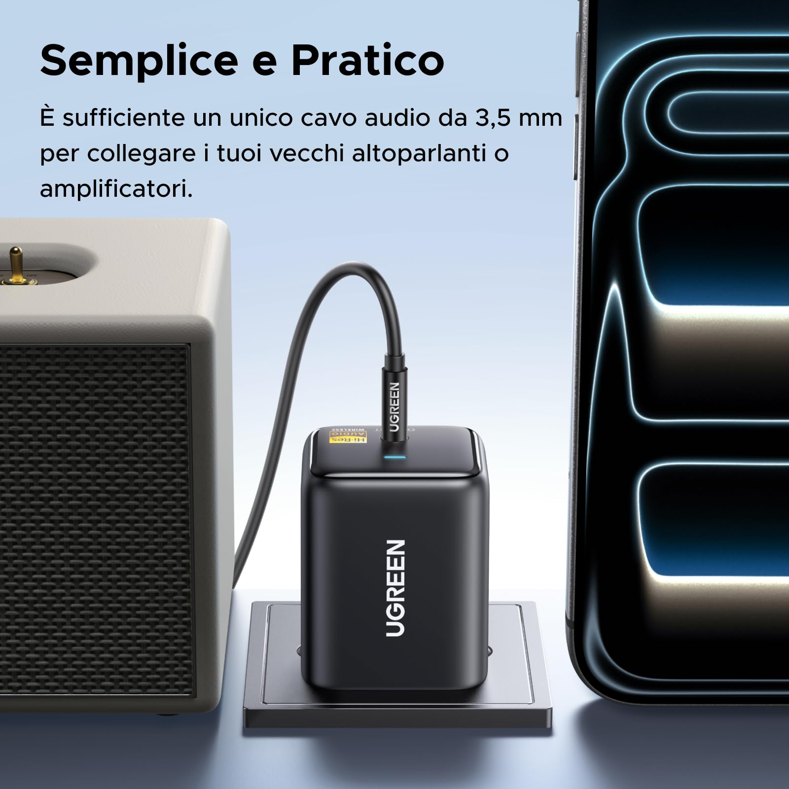 ugreen-ricevitore-bluetooth-6-0-audio-hifi-ldac-jack-3-5mm image 8