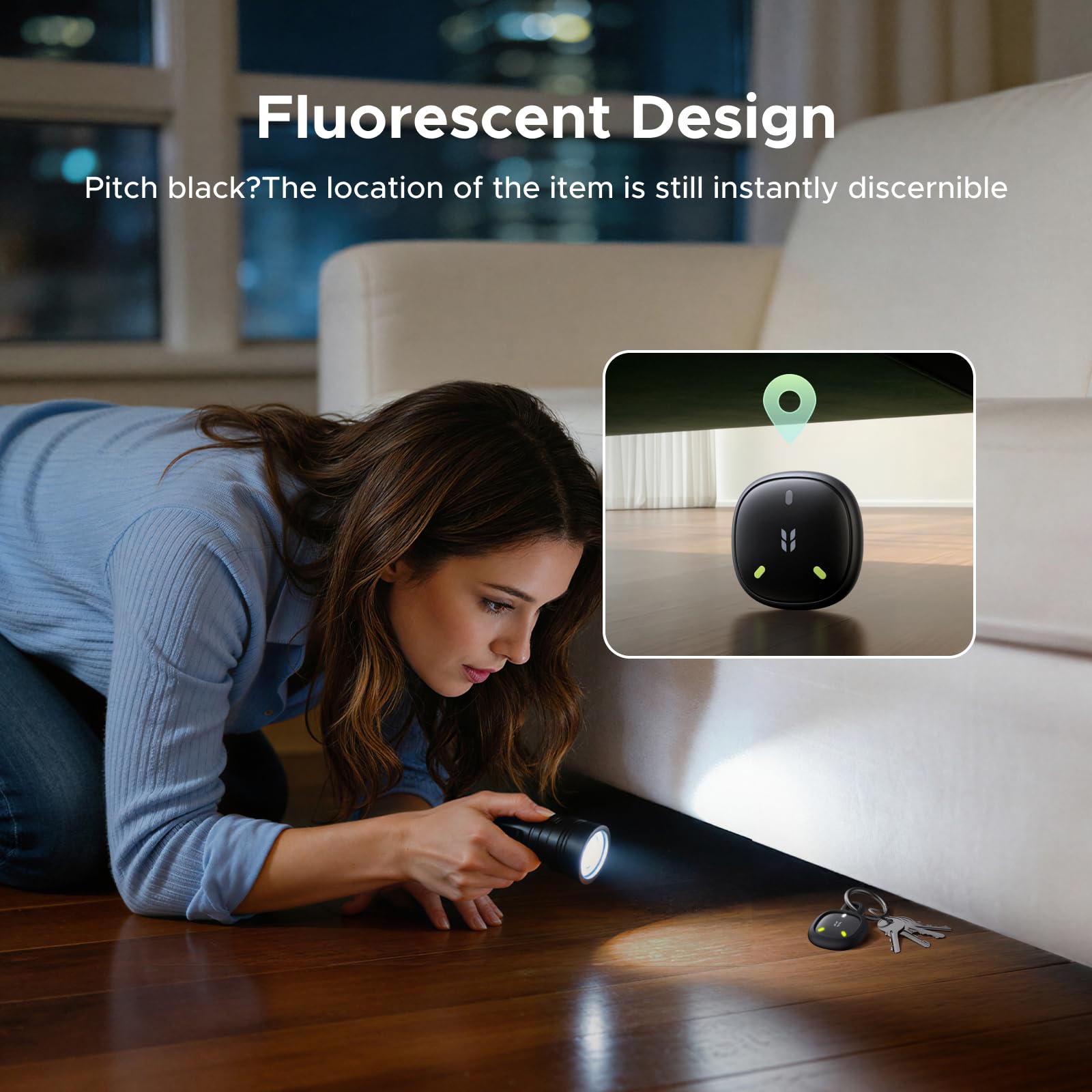 ugreen-finetrack-mini-2-smart-finder-4-pezzi-supporto-ios-nero image 6