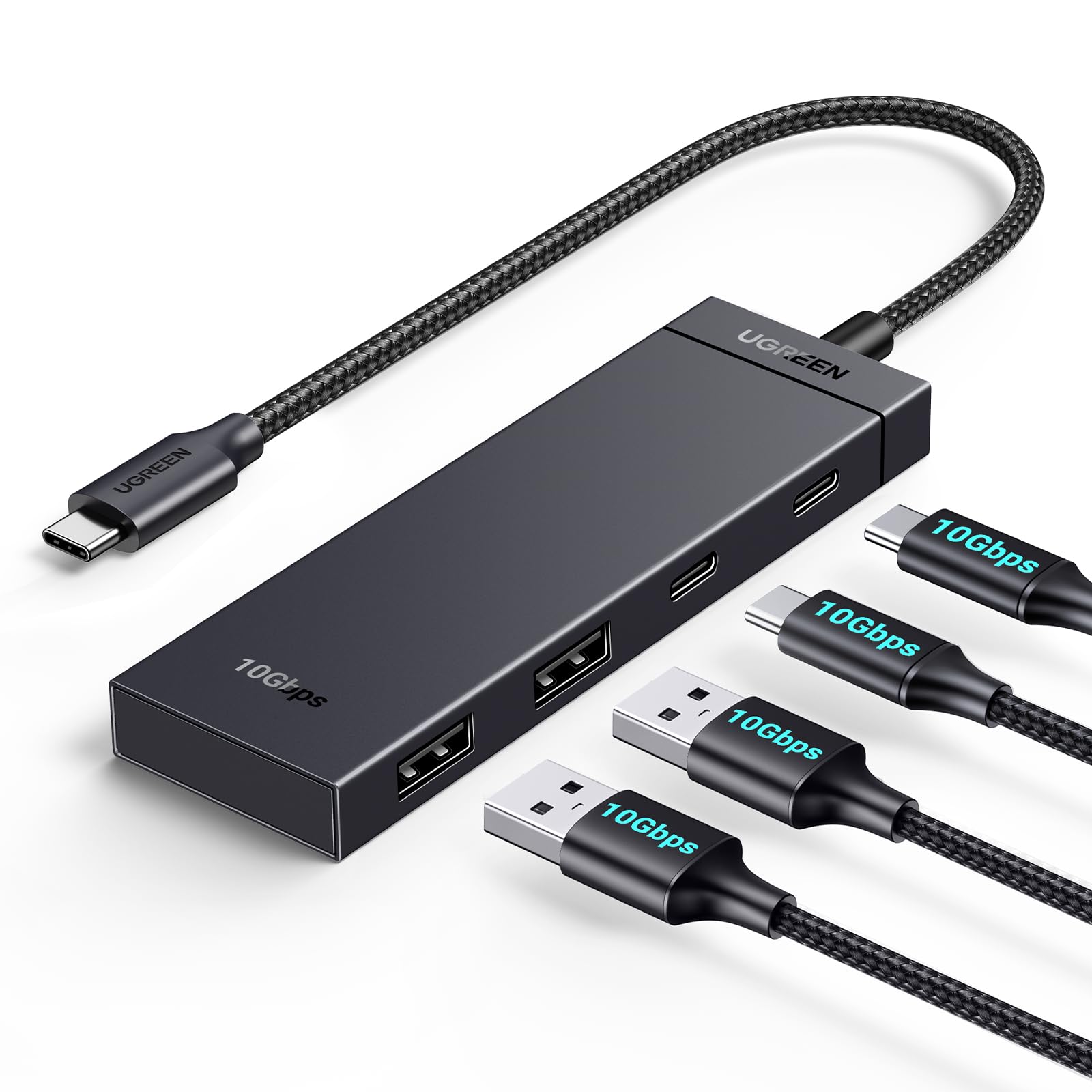 ugreen-hub-usb-c-a-4-porte-usb-c-10gbps-3-2-gen-2-cavo-30cm-macbook-iphone-ipad image 8