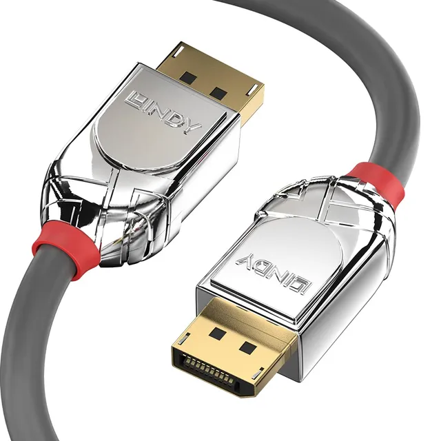 lindy-cavo-displayport-1-4-cromo-line-2m-8k-maschio-maschio image 1