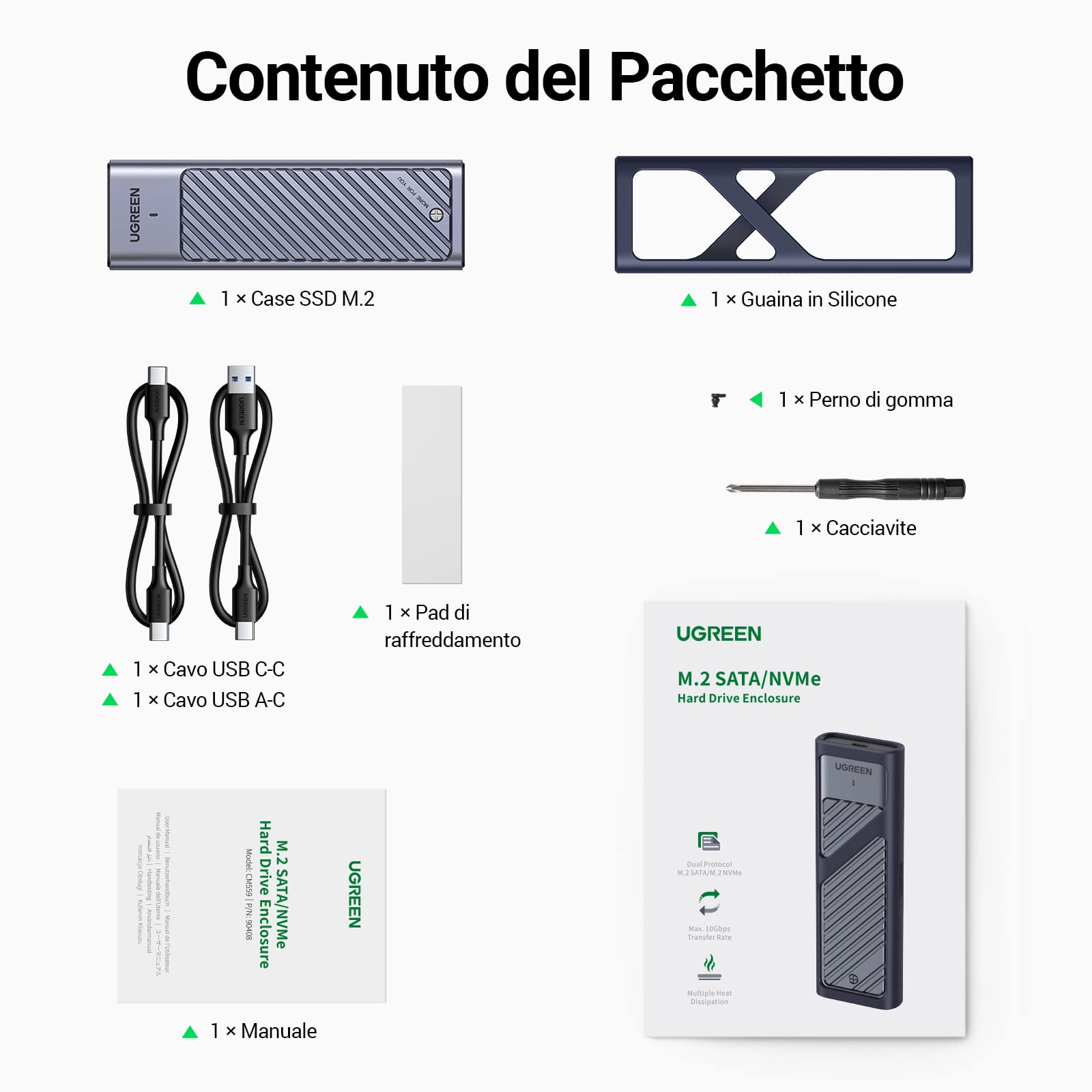 ugreen-case-ssd-m-2-nvme-sata-ngff-usb-c-3-2-gen-2-10gbps image 7