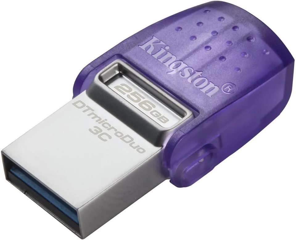 kingston-datatraveler-microduo-3c-256gb-usb-type-c-type-a image 1